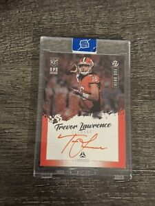 2021 Luminance TREVOR LAWRENCE Year One Red Ink Auto SSP RC Rookie MS Color Matc