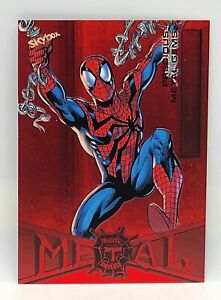 2021 UD Upper Deck Marvel Metal Universe Spider-Man #64 Red Precious PMG 64/100