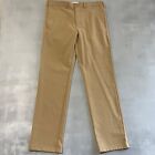 Baubax Pants Mens Size 33 x 30 Tan wool blend Stain and water resistant chino
