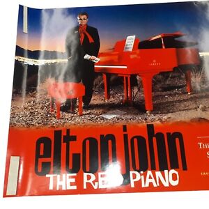 New ListingElton John Show Concert  Las Vegas  The Red Piano 36x24