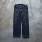 Vintage 90’s Levi’s 501 XX Jeans Men’s  Black Dyed Denim Made in USA Sz 34x30