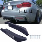 Sport Racing Gloss Black Rear Bumper Splitter Diffuser Canards For BMW E90 E92 (For: More than one vehicle)