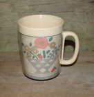 Vtg Coffee Cup Mug Hallmark 1987 Auntie Em Thermo Serv Flower Basket Plastic