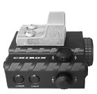 ADE Chiron Flashlight+Green Laser Sight+Mount Plate Works With Shield RMS/RMSc