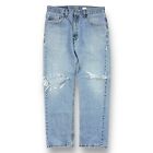 Vintage Levis 505 Faded Distressed Jeans Denim USA Made 90s Men’s Size 32x30
