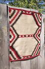 Navajo Rug Saddle Blanket Throw Antique Native American Indian Weaving 1910
