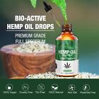 2PCS 30ml Premium Organic Hemp Oil Drops Fit For Pain Relief Stress Sleep 2000mg