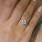 Solid 950 Platinum 1.56 Carat IGI GIA Lab Created Diamond Women Engagement Ring