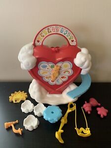 Vintage Care Bear Figures And Care-a-Lot Carrying Case Playset 100% Complete