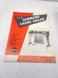 Vintage 1955 Pipular Standards For Hammond Chord Organ Sheet Music Book