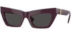 Burberry Women's Bordeaux Geometric Cat Eye Sunglasses - BE4405 397987 - Italy