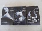 COMPLETE SET of (3) EL JAMES Large Softcover Books FIFTY SHADES OF GREY SERIES