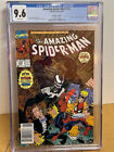 Amazing Spider-Man #333 CGC 9.6, RARE NEWSSTAND Edition, White Pages, Venom