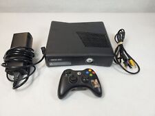 Microsoft Xbox 360 S Console w/ Controller, Cords & HDD - Tested