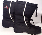 Aleader Mens Black Thinsulated Water Resistant Winter Snow Boots Size 8
