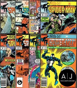 Web of Spider-Man Lot of 8 #3 #4 #17 #27 #29 #30 #34 #35 (1985 1986 1987 Marvel)