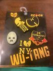 WU-TANG CLAN Croc Charms 5 pack yellow&black JIBBITZ CHARMS GLOW IN THE DARK NWT