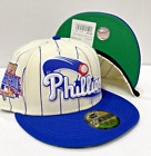 Philadelphia Phillies Pinstripe Fitted Hat 7 3/8 All Star 1996 New Era Cap RARE!