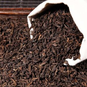 China Yunnan Loose Leaf Ripened Puerh Tea Bulk Black Puer Tea Cooked Pu-erh Tea