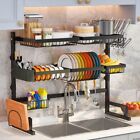 Over The Sink Dish Drying Rack (Expandable Height and Length)