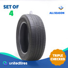 Set of (4) Used 235/60R18 Michelin Defender T+H 103H - 7/32
