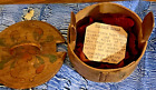 HOLY RELIC PUZZLE BOX BLESSED DRIED ROSES TOUCHED TO TRUE CROSS &ST.S&APOSTLES