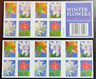 SCOTT # 4862-4865  Sheet/book Of 20 US Forever Stamps MNH 2014 WINTER FLOWERS