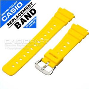 GENUINE CASIO Yellow Watch Band for G-SHOCK DW-5600P-9 Original Strap f/ DW-5600