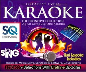 Professional Studio Karaoke Songs Collection - USB Hard Drive - Lifetime Updates