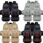 For Dodge Charger Challenger Leather Full Set Car Seat Covers Front Rear Cushion (For: Dodge Charger)