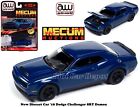 Auto World '18 Dodge Challenger SRT Demon Indigo Blue 1:64 Diecast Car AWSP161
