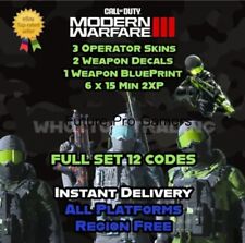 Call of Duty Modern Warfare 3 Monster Energy Skin 🔥Full Set of 12 Codes COD MW3