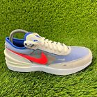 Nike Waffle One Womens Size 7.5 Blue Athletic Running Shoes Sneakers DC0481-101