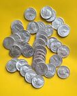 SILVER ROLL OF 40 COINS  1960'S MIX  WASHINGTON QUARTERS BRILLIANT UNCIRCULATED.