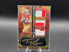 Trey Lance 2021 Panini Gold Standard Triple Patch Rookie Gold Ink Auto /49 49ers