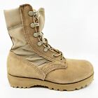 Altama Army Military Combat Boot Hot Weather Tan Mens Size 5.5 Wide Made In USA