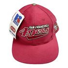 RUSSELL Baseball Men Hat 90s SF SAN FRANSICO 49ers Team Memorabilia Football Cap
