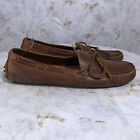 Cole Haan Men's Size 12 Shoes Brown Leather Moc Toe Casual Driver Penny Loafers