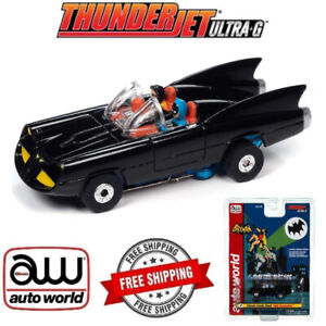 Auto World SC395 Thunderjet Comic Book 1968 Batmobile Black HO Scale Slot Car
