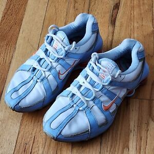 Womens Nike Shox Turbo Vtg Running Shoes 2006 Blue 311079- 411 Size 9.0
