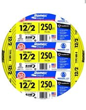 Romex Electrical Wire 12/2 with Ground Type NM-B Yellow (250 ft)