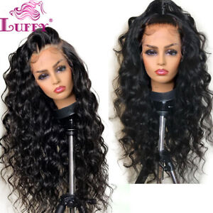 Wave Full Lace Wigs Human Hair With Baby Hair Fake Scalp 13*6 Lace Front Wigs