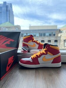 Jordan 1 Retro High OG Light Fusion Red 2021 SIZE 8 GENTLY USED WITH BOX