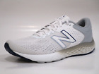 New Balance Men's 520 V7 Running Sneaker Shoes, White/Grey