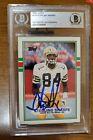 Sterling Sharpe signed Signed 1989 Topps Rookie Card #379 Auto Beckett BAS