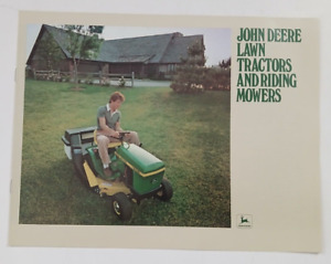VTG John Deere Lawn Tractors and Riding Mowers Brochure Sales Ad - 1980