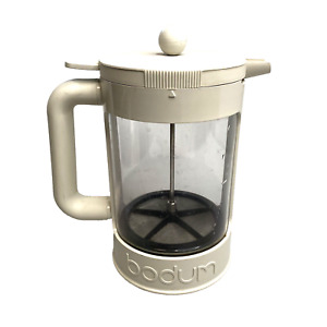 Bodum French Press 12 Cup 1.5L Bean Ice Cold Brewed Coffee Maker K11683 White