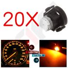 20x Amber T3 Neo Wedge SMD LED Center Console Light A/C Climate Panel Lamps Bulb