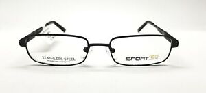 1 Unit New Adolfo Sport 180 Black Eyeglass Frame 47-16-130 #156