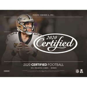 2020 PANINI CERTIFIED FOOTBALL HOBBY box factory sealed 20PAFC